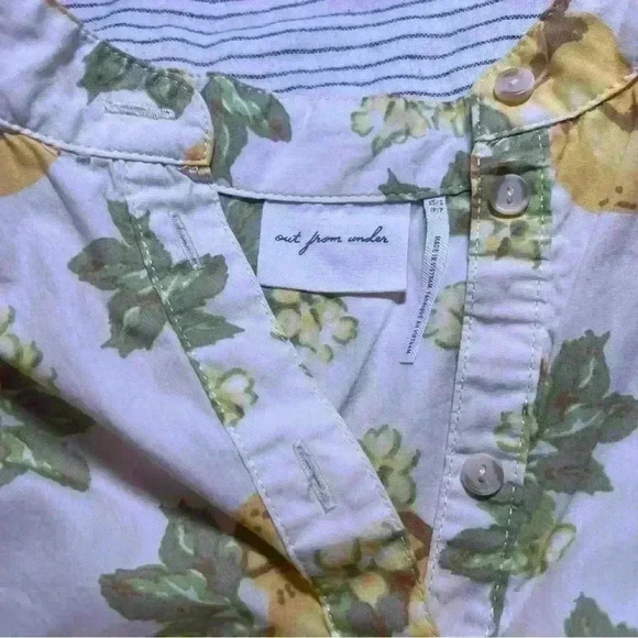 Out from under by Urban Outfitters Oversized Lemon Button Down Shirt - Picture 3 of 5